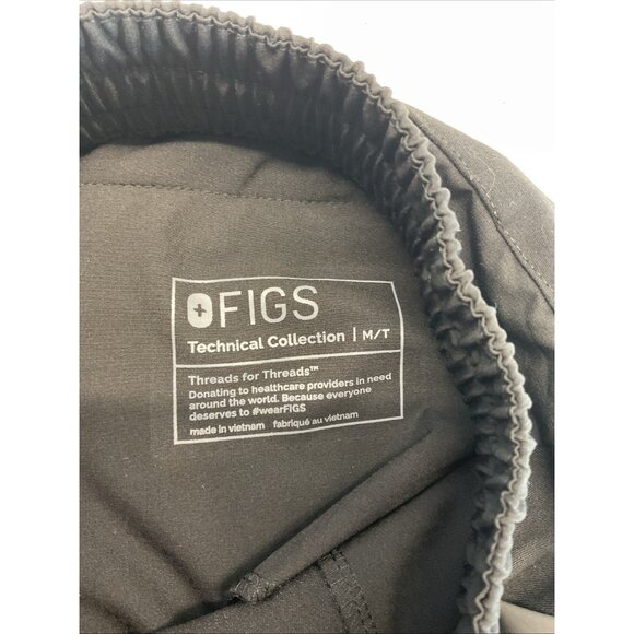 FIGS Men's size M/T Black Roanoke 21 Pocket Cargo‎ Scrub Pants Technical - Picture 4 of 11